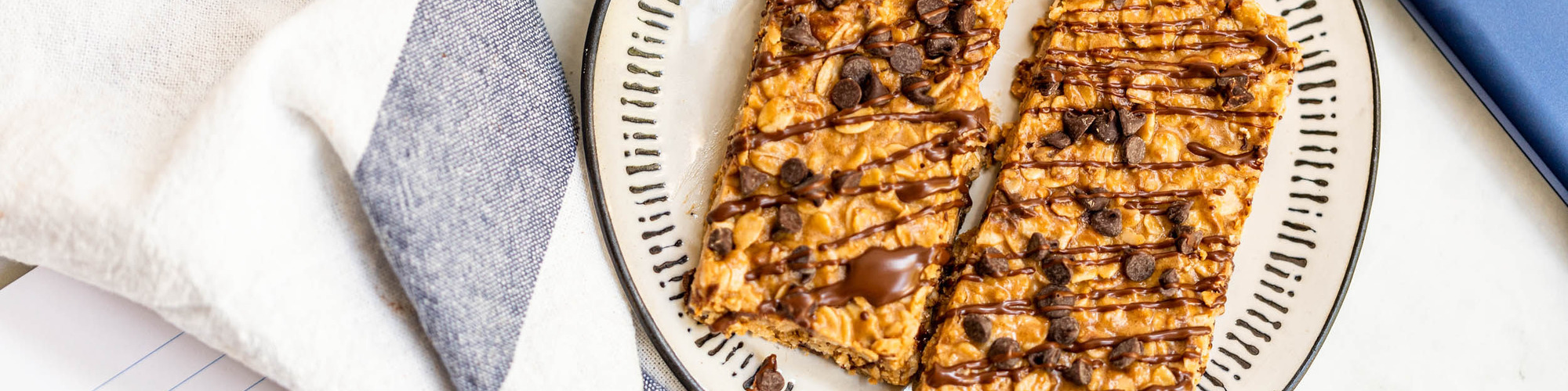 domino sugar chunky oat bars and glass of milk