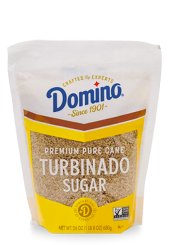 domino premium pure cane turbinado sugar 1lb package