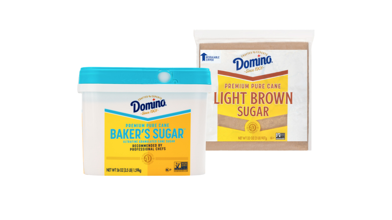 Domino®  Bakers Sugar™ & Light Brown Sugar