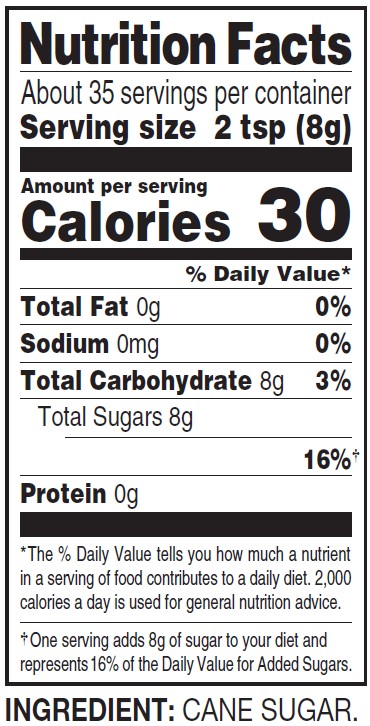 Nutrition facts