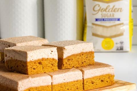 Vegan Pumpkin Cheesecake Blondie