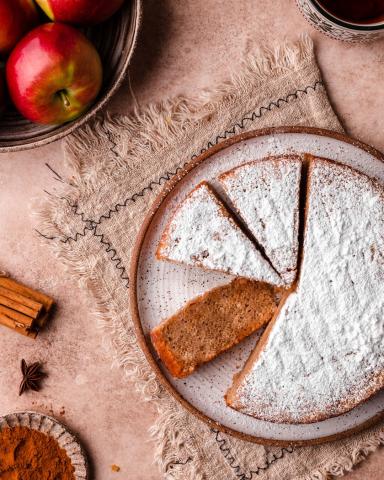 Apple Spice Cream Cake